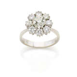 Round diamond white gold ring, ct. 1.25 circa cent… - Foto 1