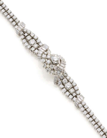 MISSIAGLIA | Round diamond and platinum bracelet a… - photo 1