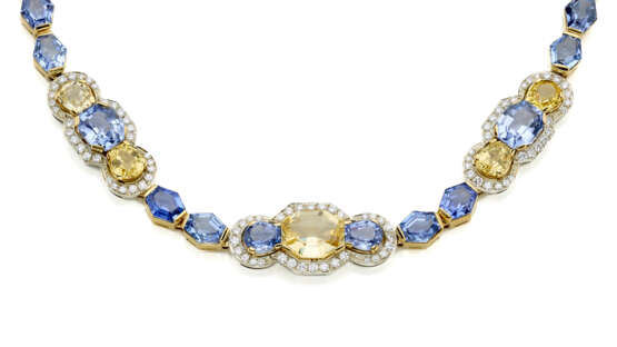 SABBADINI | Blue and yellow sapphire, diamond and… - фото 2