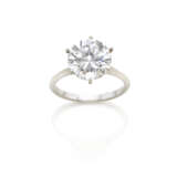 PEDERZANI | Round ct. 3.58 diamond white gold ring… - фото 1