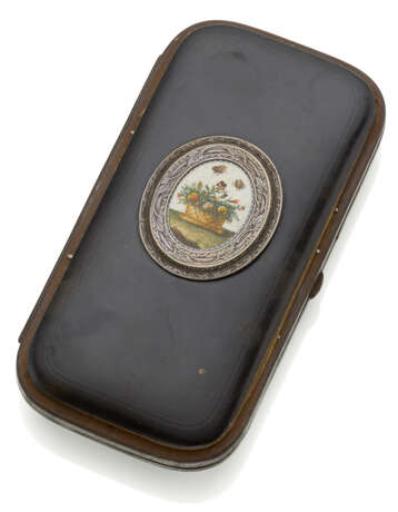 Rectangular cigar case with rounded corners in met… - photo 1