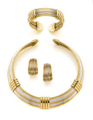 MICHELETTO | Three colour gold jewellery set compr…