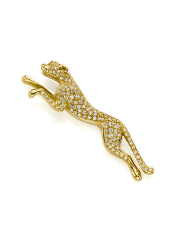 ADAMAS | Diamond and yellow gold panther shaped p… - фото 1