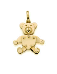 POMELLATO | Yellow gold bear shaped pendant, g 12.…