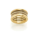 BULGARI | Diamond and yellow gold B0 ring, size 15… - photo 1