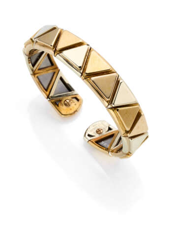 MARINA B | Bi-coloured gold "triangoli" bangle bra… - Foto 1