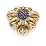 CUSI | Diamond and sapphire bi-coloured gold flora… - фото 1