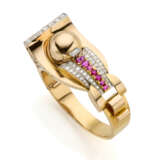 REGNER PARIS | Diamond and ruby yellow gold bracel… - фото 2