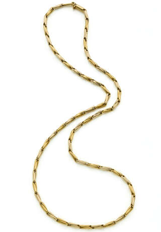 CARTIER | Bi-coloured gold segment chain, g 33.51… - Foto 1