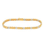 Set Collier und Armband mit Brillanten ca. 1,9 ct, - Foto 2