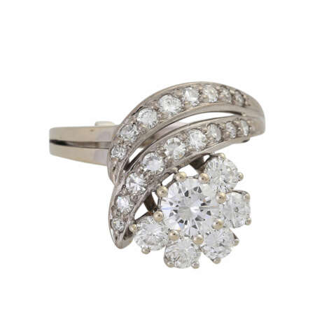 Ring mit Brillanten ca. 1,3 ct, - photo 1