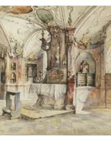 Franz Brochier. Polling - Ehem. Stiftskirche Hl. Kreuz / Achbergkapelle