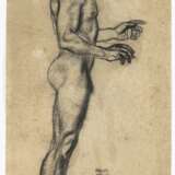 Franz von Stuck. Studie eines stehenden Mannes (Entwurf zur "Liebesschaukel") - Foto 1