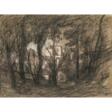 Camille (Jean-Baptiste-Camille) Corot, zugeschrieben. Waldlandschaft mit Blick auf ein Schloss - Auction archive