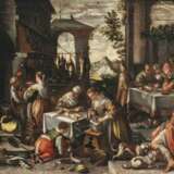 Jacopo Bassano, eigentlich da Ponte, Nachfolge. Das Gleichnis vom reichen Mann und dem armen Lazarus - Foto 1