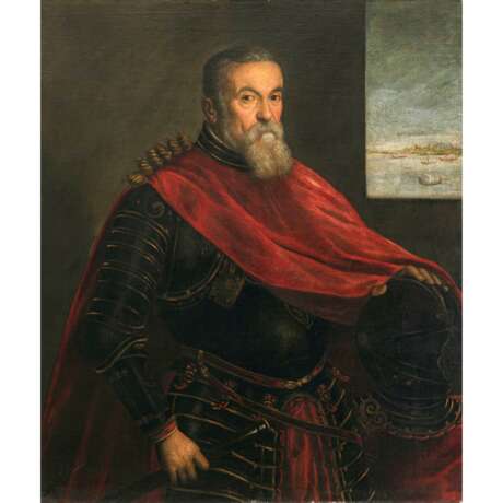 Venezianisch 2. Hälfte 16. Jh.. Bildnis eines Admirals - фото 1