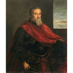 Venezianisch 2. Hälfte 16. Jh.. Bildnis eines Admirals