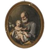 Italien 17. Jh.. Der Hl. Joseph mit dem Jesuskind - photo 2