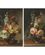 Johann Careel. Johann Careel, zugeschrieben. Blumenstillleben mit Früchten