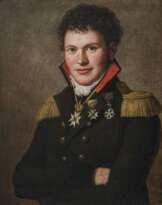 Franz Seraph Stirnbrand, zugeschrieben. Bildnis eines württembergischen Offiziers