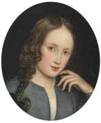 Eduard von Heuss. Eduard (Franz Eduard) von Heuss. Bildnis einer jungen Frau