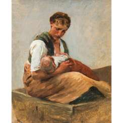 Karl Raupp. Mutter mit Kind