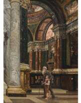 Hermann Clementz. Im Inneren von Santa Maria del Popolo in Rom