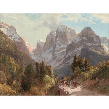 Edward Theodore Compton. Blick vom Val Brenta auf die Dolomiten - фото 1