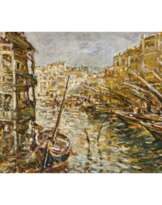 Julius Seyler. Fischerboote im Hafen