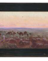 Paul (Paul Émile Joseph) Chabas. Kamelherde im Abendlicht