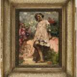 Vincenzo Irolli. Stehendes Mädchen, umgeben von Blumen - photo 2