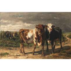 Johannes Hubertus Leonardus de Haas. Rinder auf der Weide