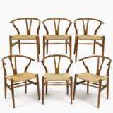 Sechs Armlehnstühle CH 24 (Wishbone chairs) - Foto 1