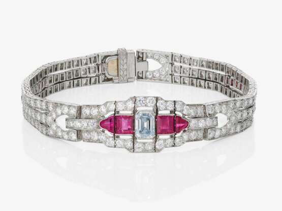 Armband mit Rubinen und Diamanten - photo 1