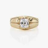 Ring mit sehr feinem Diamant im Kissenschliff - photo 2