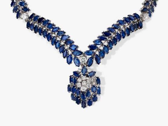 Collier mit Saphiren und Brillanten - фото 2