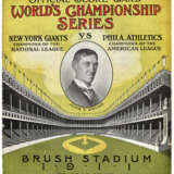 1911 WORLD SERIES PROGRAM AT NEW YORK - photo 1