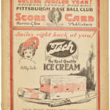 1925 WORLD SERIES PROGRAM SCORED FOR CLINCHING GAME (7) (AT PITTSBURGH) - Foto 1