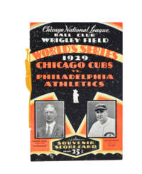 1929 WORLD SERIES PROGRAM WITH ORIGINAL ENVELOPE (AT CHICAGO)