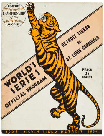1934 WORLD SERIES PROGRAMS (2) - Foto 3