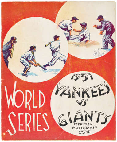 1937 WORLD SERIES PROGRAM (GAME 1 AT YANKEE STADIUM) - фото 1