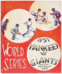 1937 WORLD SERIES PROGRAM (GAME 1 AT YANKEE STADIUM)