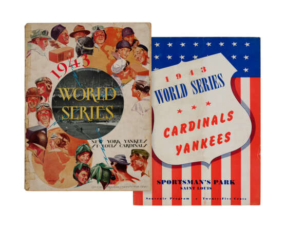 1943 WORLD SERIES PROGRAMS (2) - фото 1