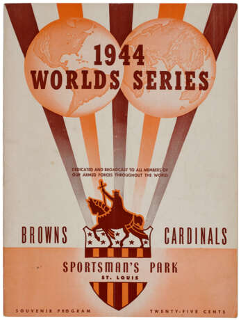 1944 WORLD SERIES PROGRAMS (2) - photo 3