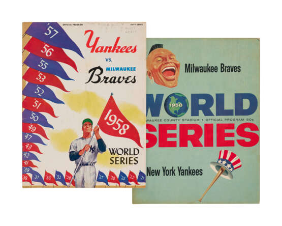 1958 WORLD SERIES PROGRAMS (2) - фото 1