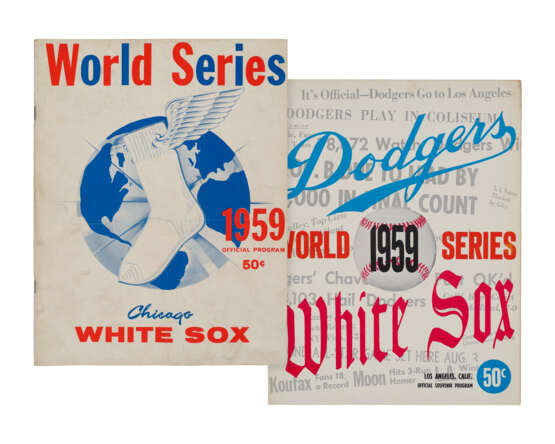 1959 WORLD SERIES PROGRAMS (2) - фото 1