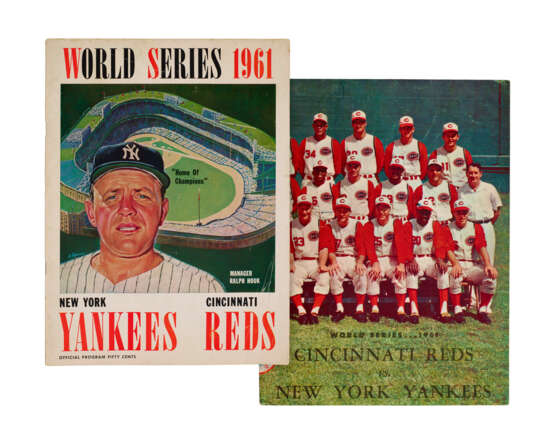 1961 WORLD SERIES PROGRAMS (2) - photo 1