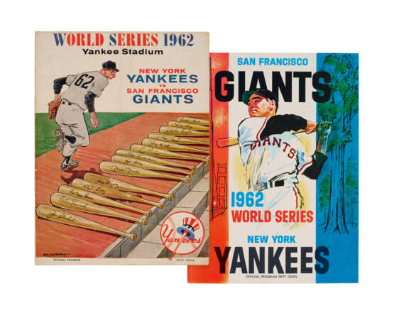 1962 WORLD SERIES PROGRAMS (2) - photo 1