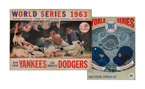 1963 WORLD SERIES PROGRAMS (2) - photo 1