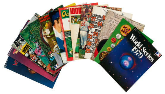 1970-1979 WORLD SERIES PROGRAMS (COMPLETE RUN OF 14 TOTAL) - Foto 1
